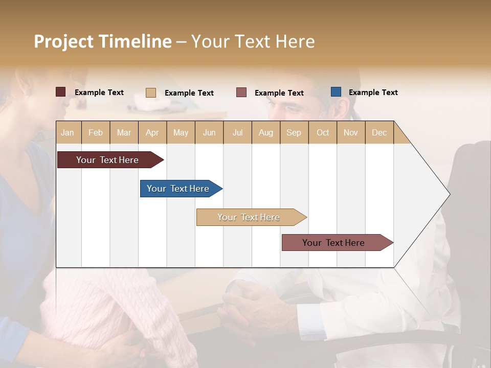 Practitioner Stethoscope Chatting PowerPoint Template