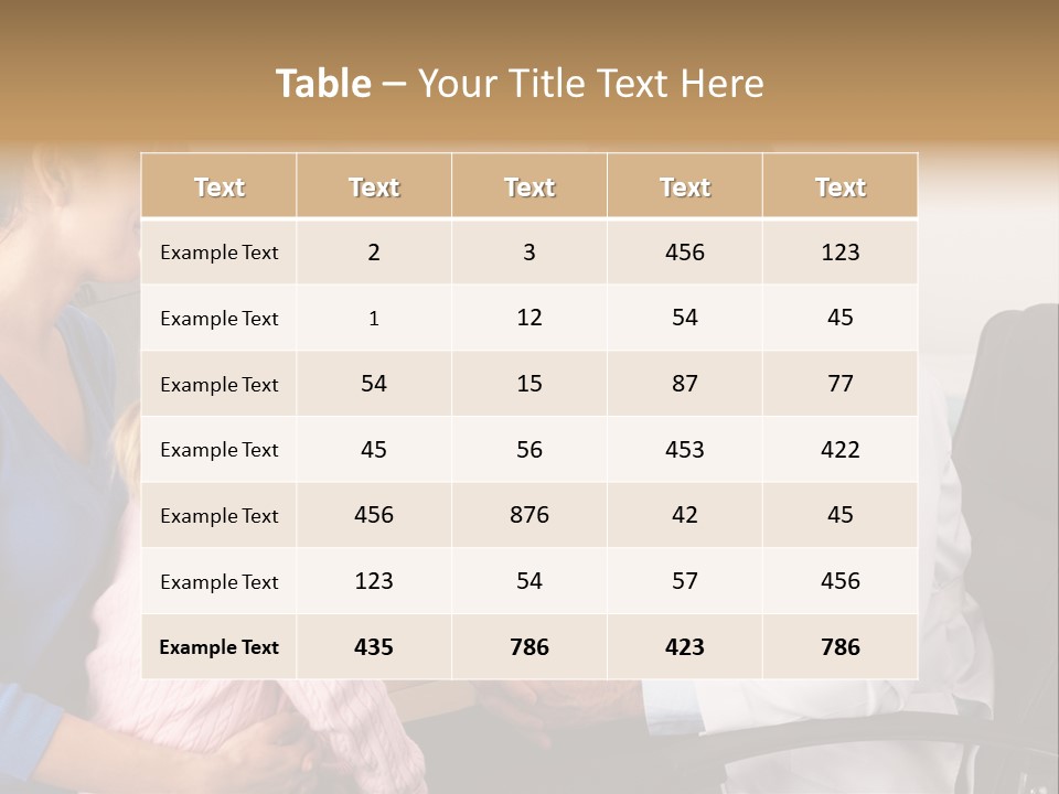 Practitioner Stethoscope Chatting PowerPoint Template