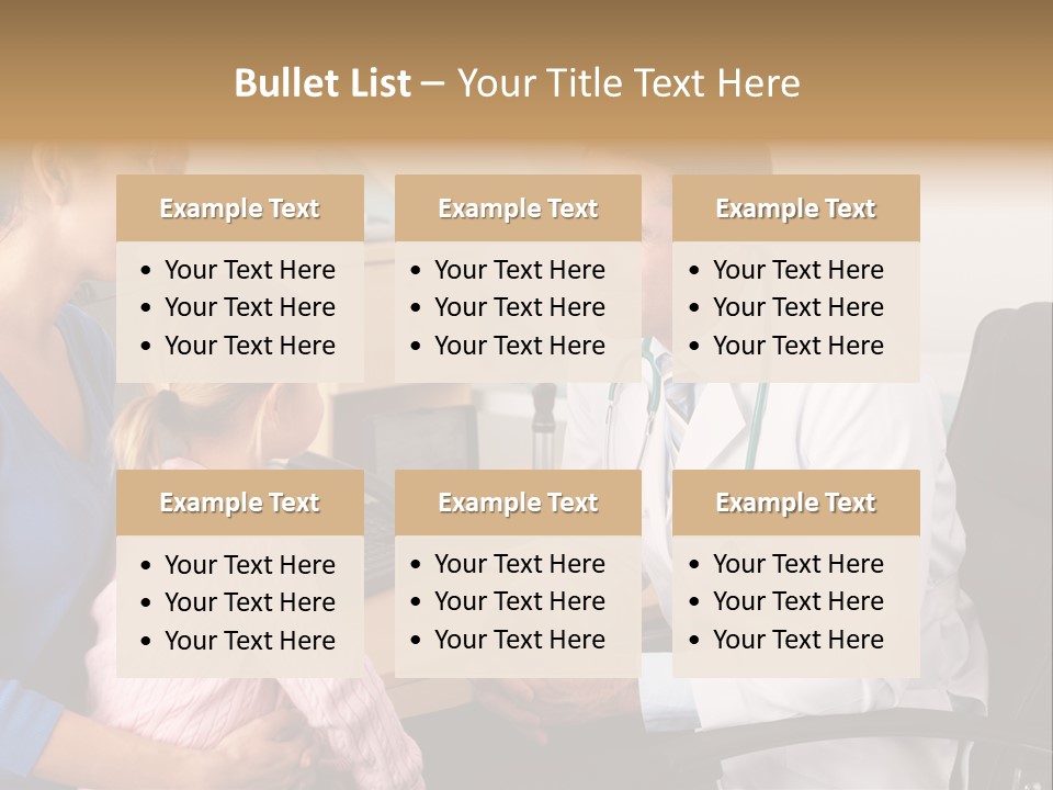 Practitioner Stethoscope Chatting PowerPoint Template