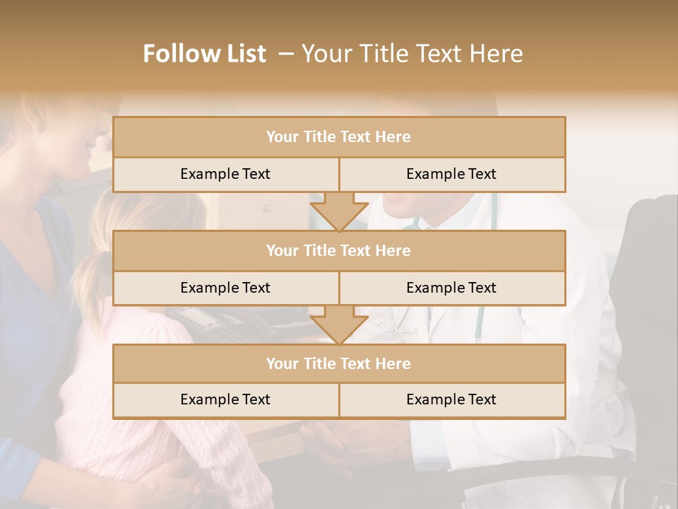 Practitioner Stethoscope Chatting PowerPoint Template