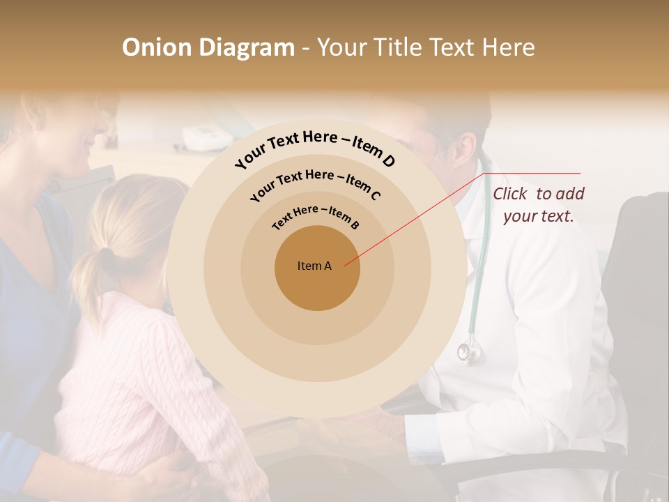 Practitioner Stethoscope Chatting PowerPoint Template