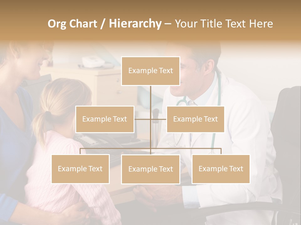 Practitioner Stethoscope Chatting PowerPoint Template
