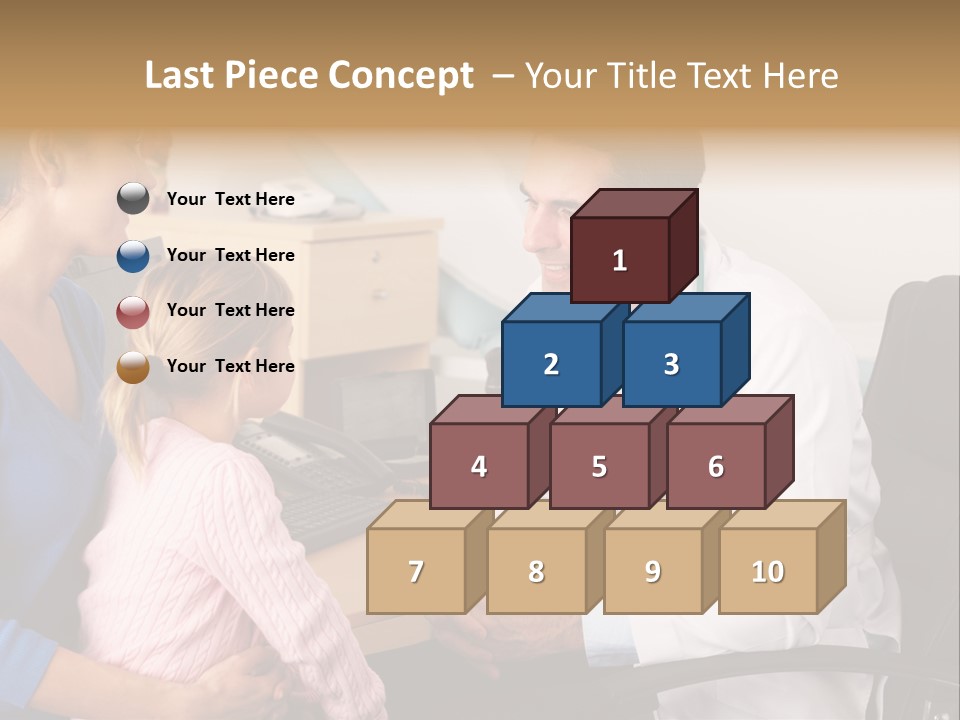 Practitioner Stethoscope Chatting PowerPoint Template