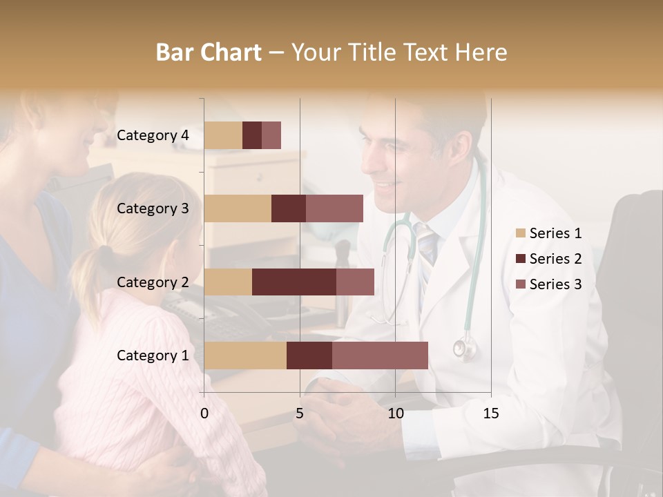 Practitioner Stethoscope Chatting PowerPoint Template