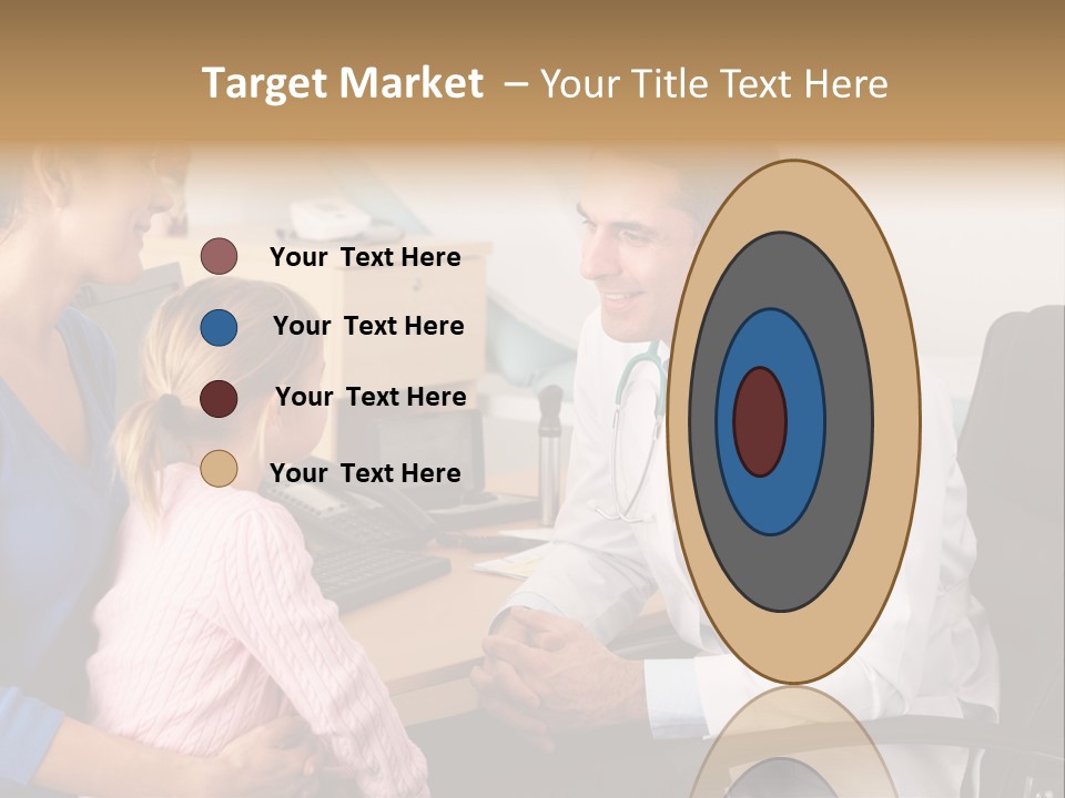 Practitioner Stethoscope Chatting PowerPoint Template