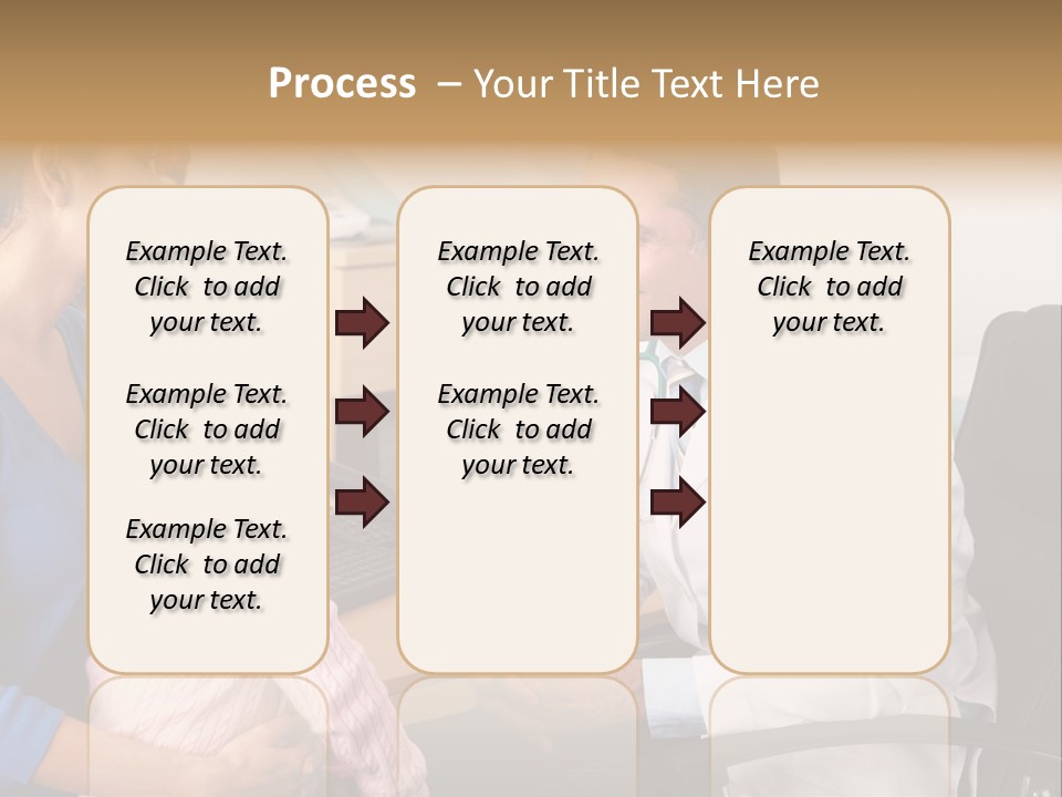 Practitioner Stethoscope Chatting PowerPoint Template