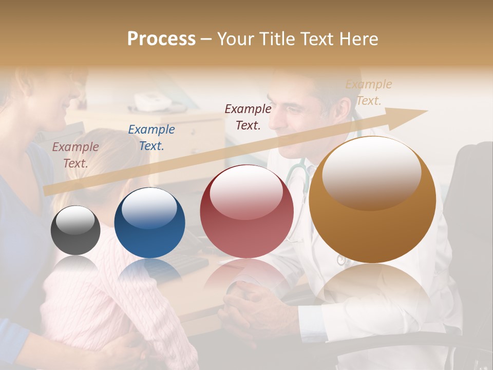 Practitioner Stethoscope Chatting PowerPoint Template
