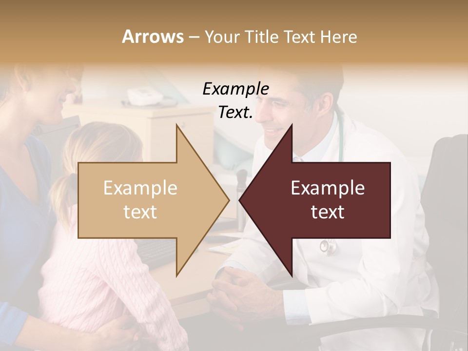 Practitioner Stethoscope Chatting PowerPoint Template