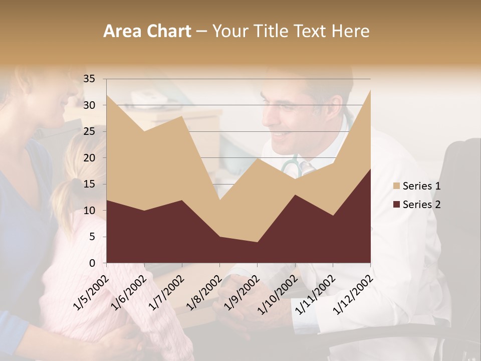 Practitioner Stethoscope Chatting PowerPoint Template