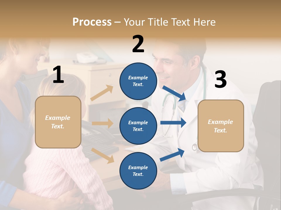 Practitioner Stethoscope Chatting PowerPoint Template