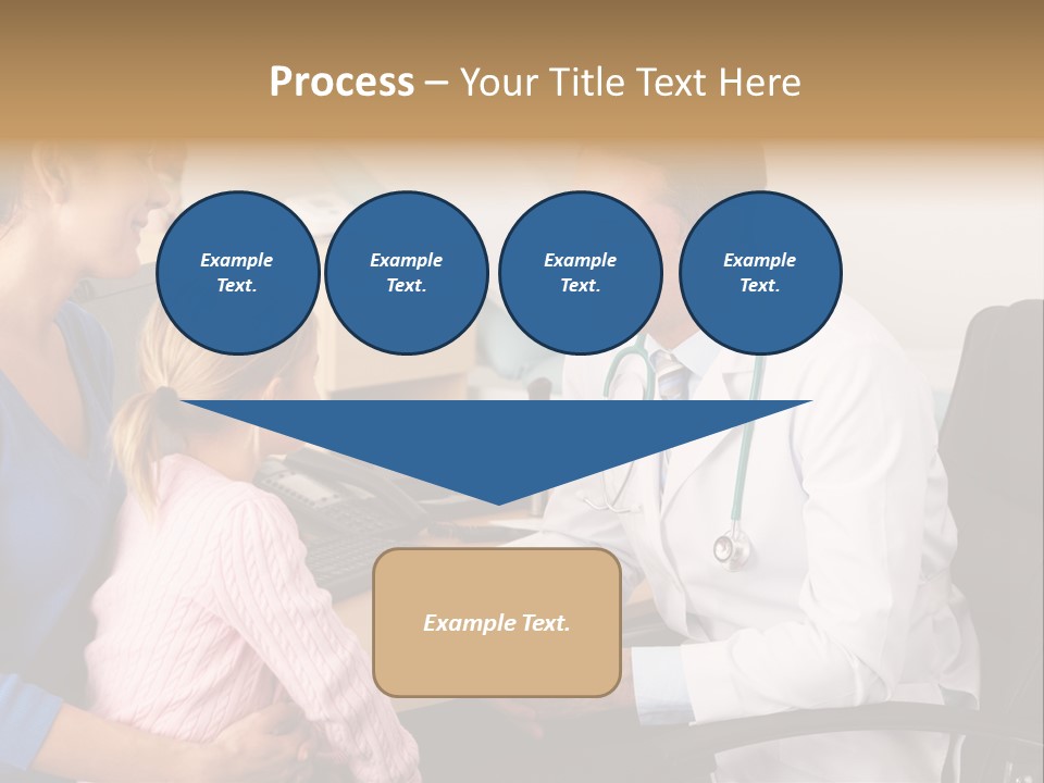 Practitioner Stethoscope Chatting PowerPoint Template