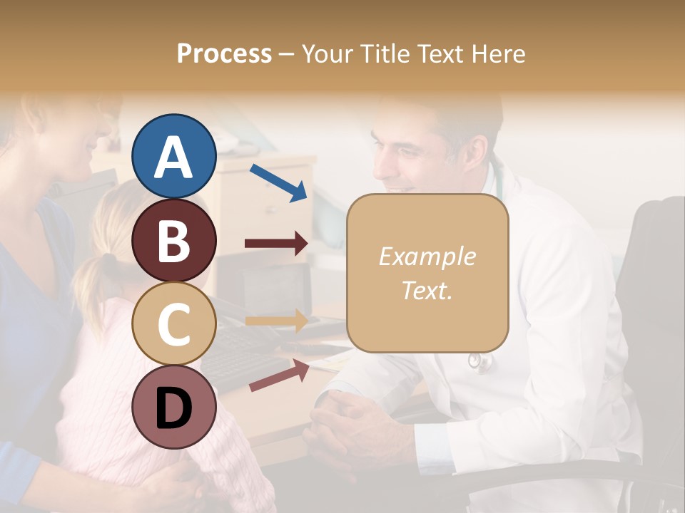Practitioner Stethoscope Chatting PowerPoint Template