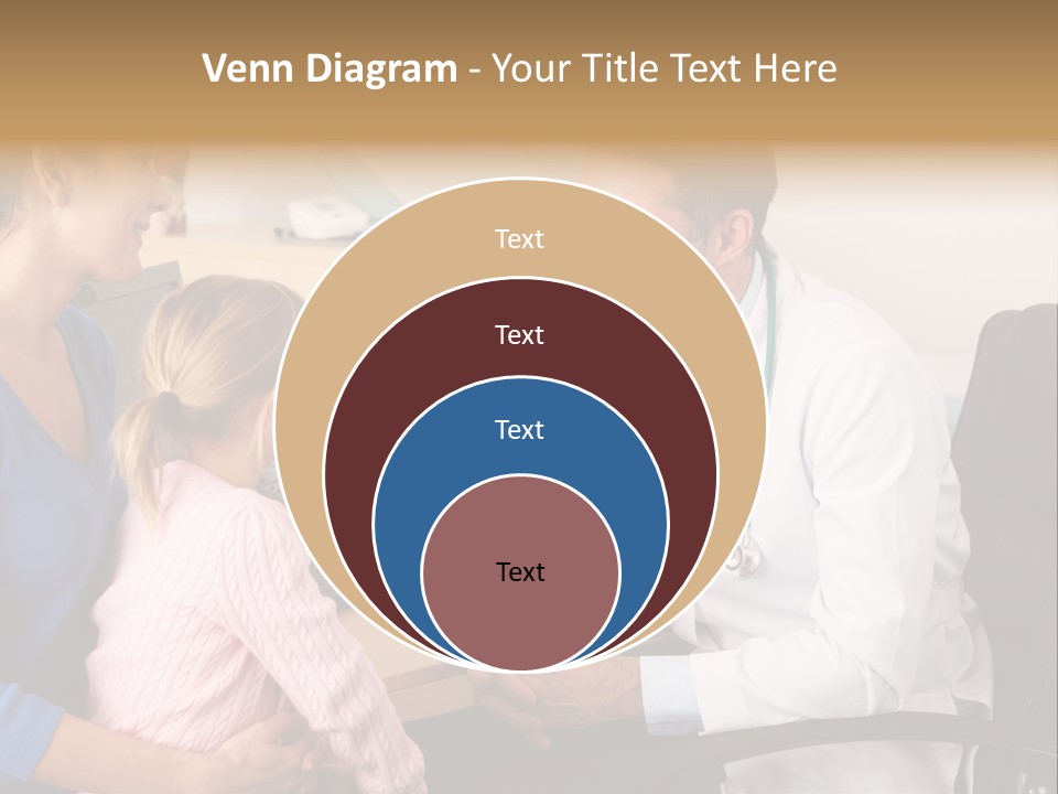 Practitioner Stethoscope Chatting PowerPoint Template