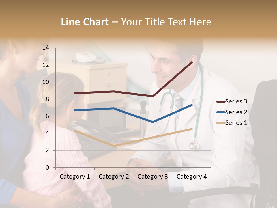 Practitioner Stethoscope Chatting PowerPoint Template