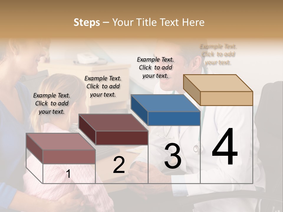 Practitioner Stethoscope Chatting PowerPoint Template