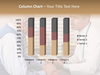 White Coat Older Doctor's Surgery PowerPoint Template