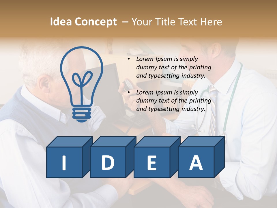 Medical Practitioner Family Doctor Practice PowerPoint Template