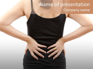 Back Sick Medical PowerPoint Template