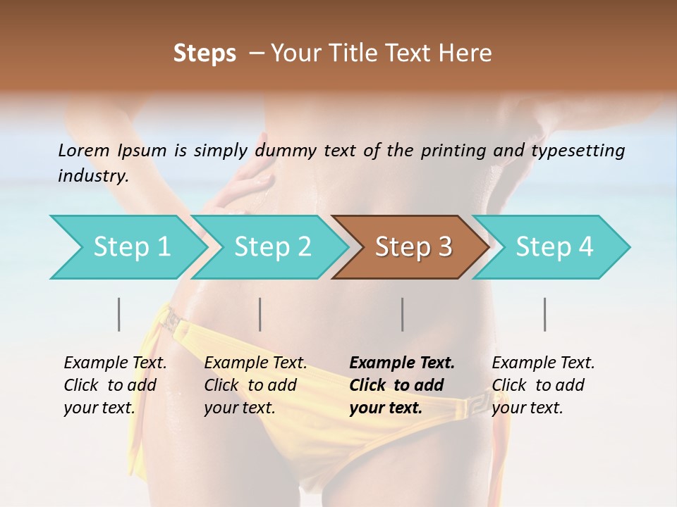 Ocean Day Island PowerPoint Template