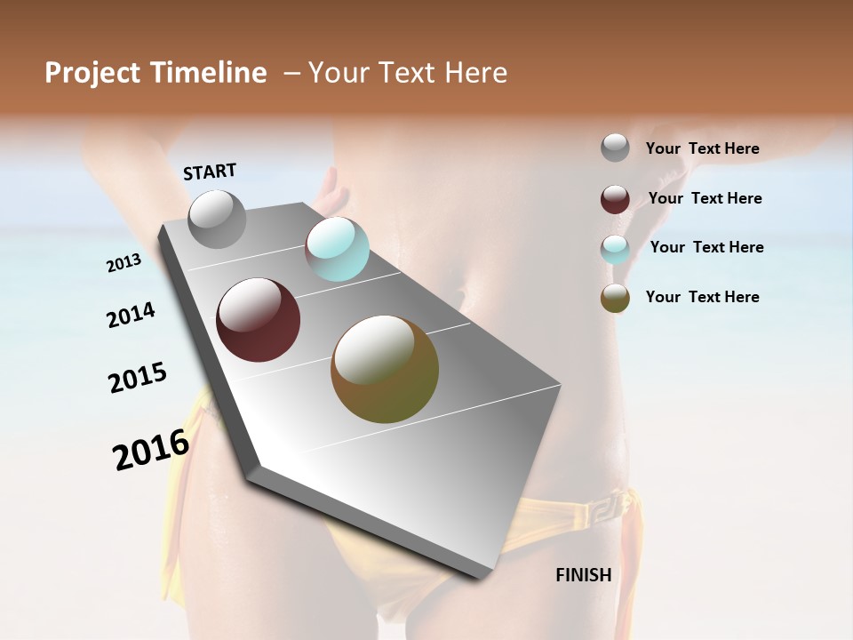 Ocean Day Island PowerPoint Template