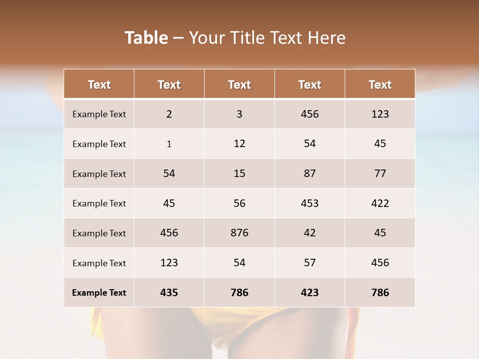 Ocean Day Island PowerPoint Template