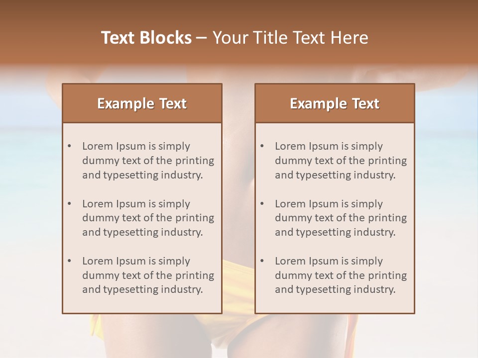 Ocean Day Island PowerPoint Template