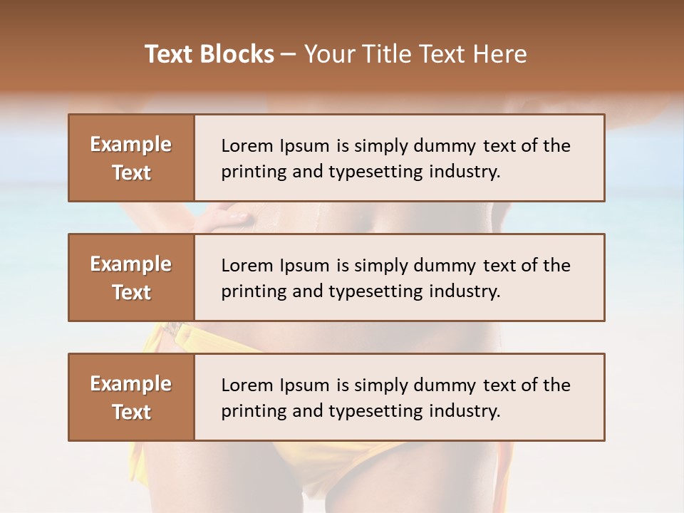 Ocean Day Island PowerPoint Template