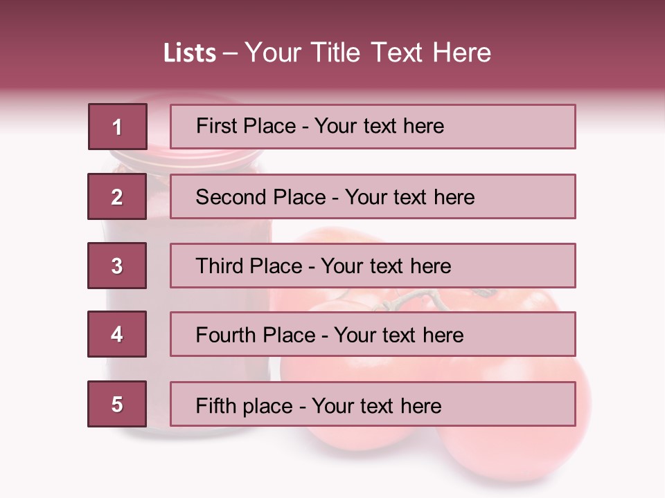 Kitchen Sauces Home PowerPoint Template