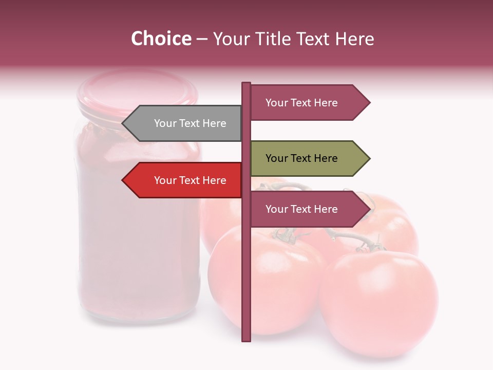 Kitchen Sauces Home PowerPoint Template