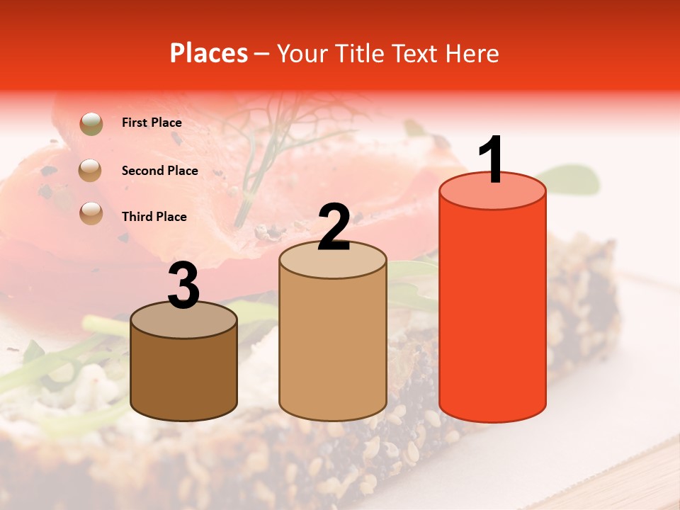 Seafood Garnish Meal PowerPoint Template