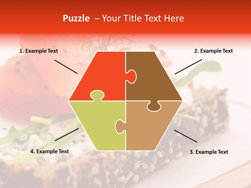 Seafood Garnish Meal PowerPoint Template