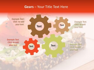 Seafood Garnish Meal PowerPoint Template