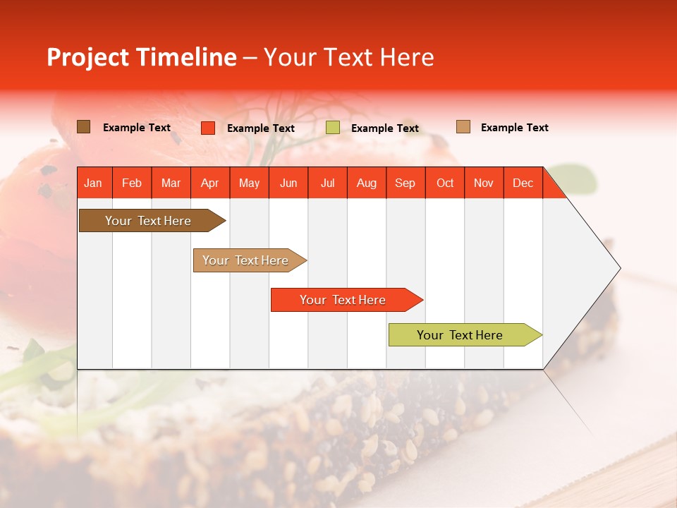 Seafood Garnish Meal PowerPoint Template
