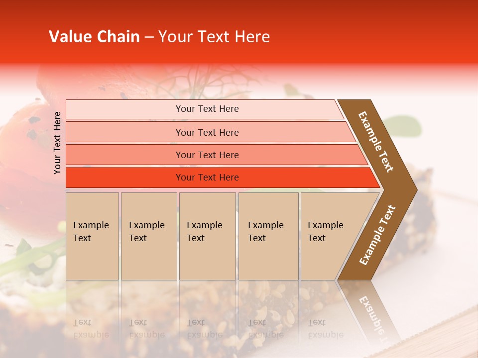 Seafood Garnish Meal PowerPoint Template