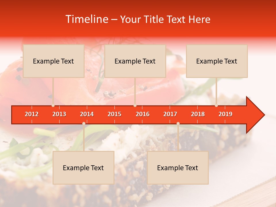 Seafood Garnish Meal PowerPoint Template