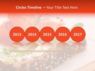 Seafood Garnish Meal PowerPoint Template