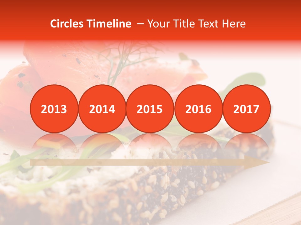 Seafood Garnish Meal PowerPoint Template