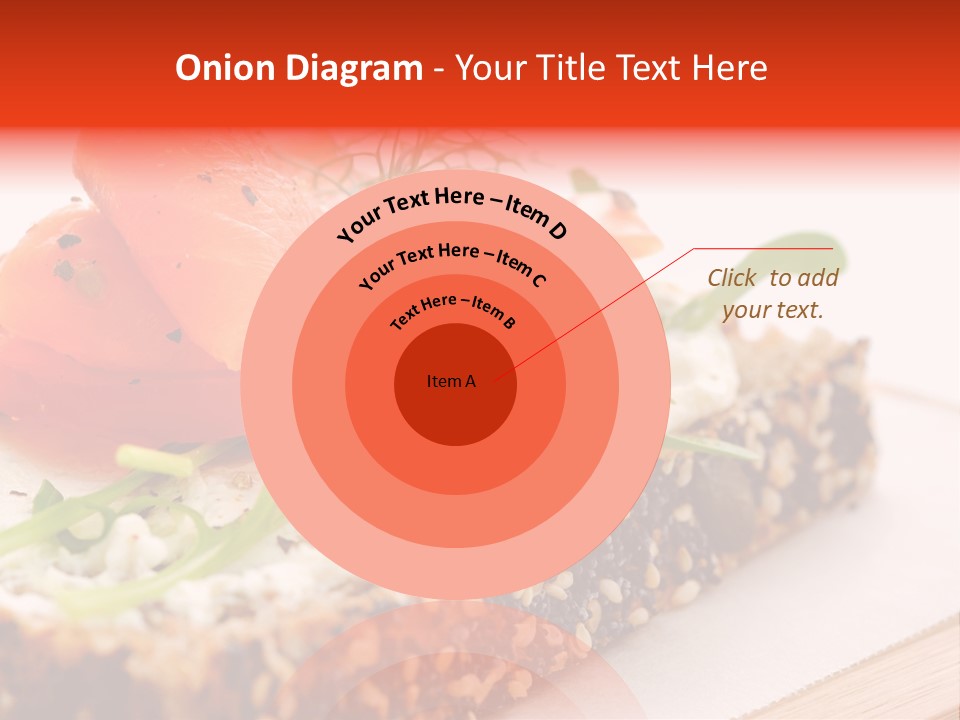 Seafood Garnish Meal PowerPoint Template