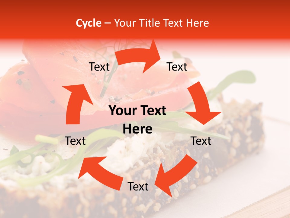 Seafood Garnish Meal PowerPoint Template