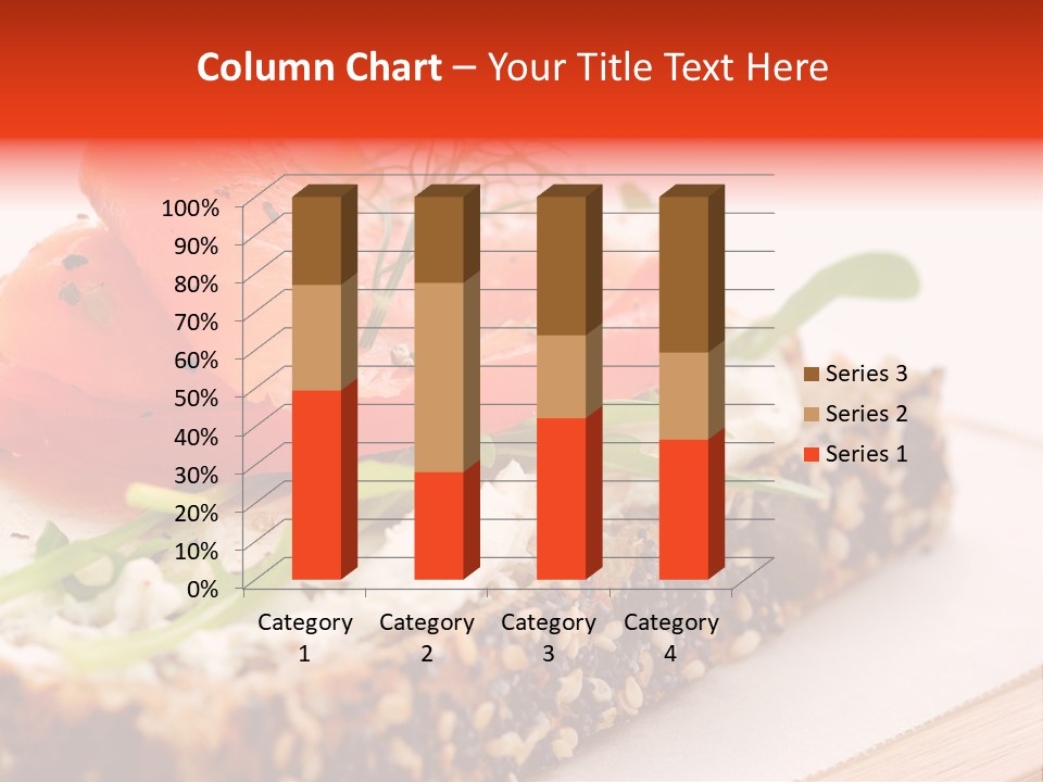 Seafood Garnish Meal PowerPoint Template