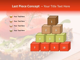 Seafood Garnish Meal PowerPoint Template