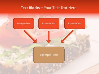 Seafood Garnish Meal PowerPoint Template