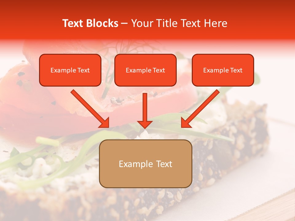 Seafood Garnish Meal PowerPoint Template
