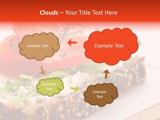 Seafood Garnish Meal PowerPoint Template