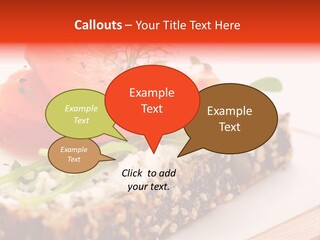 Seafood Garnish Meal PowerPoint Template