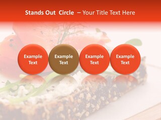 Seafood Garnish Meal PowerPoint Template