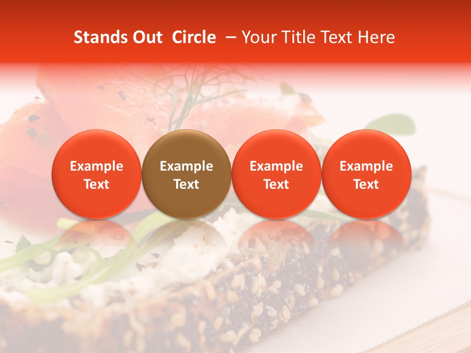Seafood Garnish Meal PowerPoint Template
