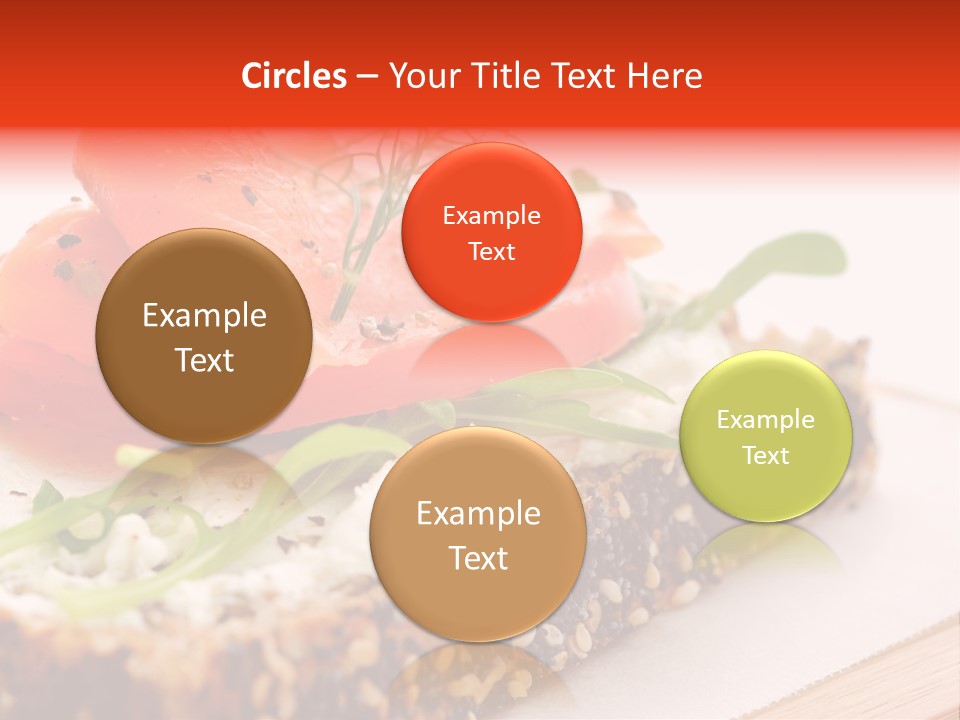Seafood Garnish Meal PowerPoint Template