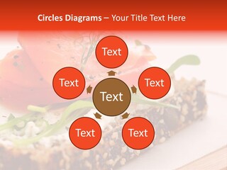 Seafood Garnish Meal PowerPoint Template