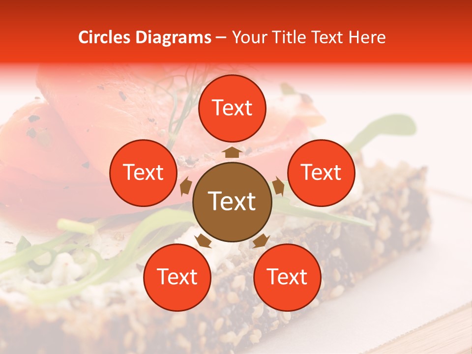 Seafood Garnish Meal PowerPoint Template